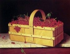 A Wooden Basket of Catawba-Grapes. �������, ������ �����