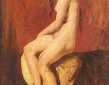 Etty William Study Of A Female Nude. , 