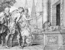 Thulden van Theodoor Odyseus recognised by his dog Sun. Thulden,  