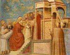 Giotto   Scrovegni   [08]   Presentation of the Virgin in the Temple.   