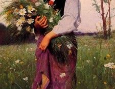 The Flower Picker. Delobbe  