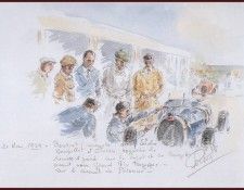 c 1933 preparations for the picardy grand prix. Роб Рой