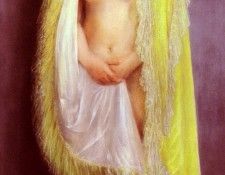 Carrier-Belleuse Pierre Femme En Deshabillee Verte.  Belleuse, 