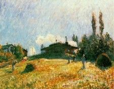 Sisley Station at Sevres, ca 1879, 15x22 cm, Private. , 