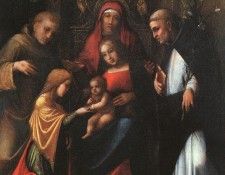 Correggio The Mystic Marriage of St. Catherine, 1510-15, Nat. 