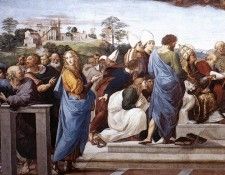 Raphael La Disputa detail11. 