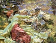 Sargent John Singer The Chess Game. ,  
