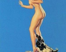 tiger pin-up elvgren 011.  Elvgren