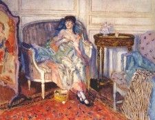 frieseke in the boudoir c1914. Frieseke,  