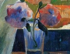 Haan de Jacob Meyer Flowers in a glass Sun. ,  
