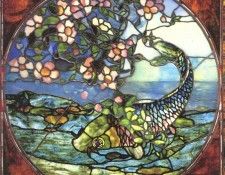 Fish and Flowering Branch. Lafarge, 