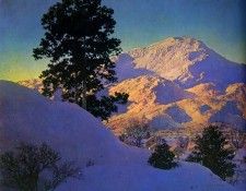 Winter Sunrise. Пэрриш, Maxfield