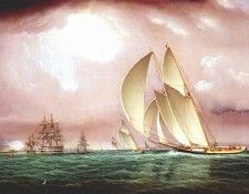 buttersworth yachting race in new york harbor. Buttersworth, ������ E