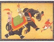 bs-ahp- Khem Karan[ Attrib] Prince Riding On An Elephant.  