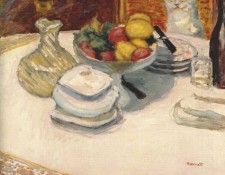bonnard still life with cat c1924.  