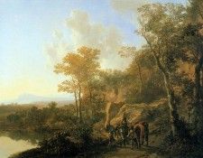 Both Jan Travellers at the edge of a forest Sun. И, Ян