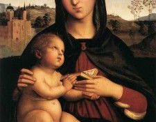 Raphael Madonna and Child c1503. 