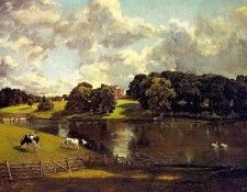 CONSTABLE - WIVENHOE PARK, ESSEX, 1816, OIL ON CANVAS. ��������� ����