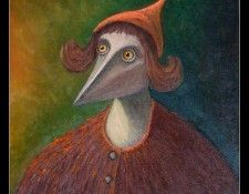 Woodman in red hat by FrodoK. �����, K