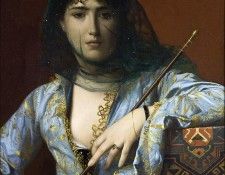Veiled Circassian Lady 1876. , -