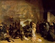 Courbet The Painters Studio  A Real Allegory 1855 361x598 M. , 