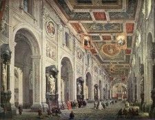 PANNINI Giovanni Paolo Interior Of The Santa Giovanni In Laterno In Rome. Pannini, �������� �����