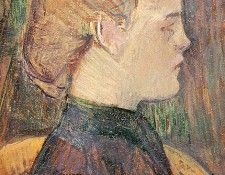 Toulouse-Lautrec The Painters Model Helene Vary in the Stud. �����-������, ���� ��