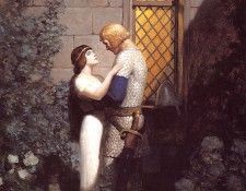 lrs-WyethNC-Tristram&Isolde in the Garden-15. ,  