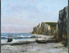 Courbet The cliffs at Etreat, 1866, 90.9 x 113.3 cm, NG of C. �����, ������