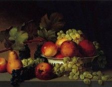 Still Life Apples Grapes Pear 1822 25. ���, ������