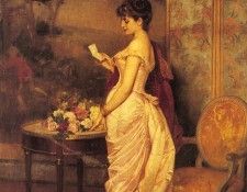 Toulmouche Auguste The Love Letter. Toulmouche, 