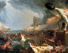 Cole Thomas The Course of Empire Destruction. ����, �����