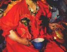 arkhipov girl with pitcher 1927. ,  