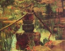 The Fountain in Our Garden at Nikko. Lafarge, 