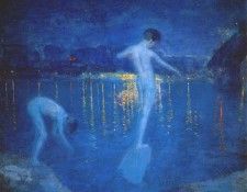 gray,frederick boys bathing in the mississippi river 1914. ����, ��������