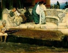 an exedra. - 