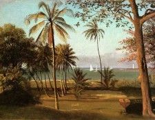 Bierstadt Albert Florida Scene. ��������, �������