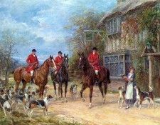 a halt at the inn. , 