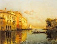 Aldine Marc A Venetian Canal. Aldine, 
