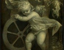 TIZIANO CUPID WITH THE WHEEL OF FORTUNE C 1520 NGW. ������ (������� ��������)