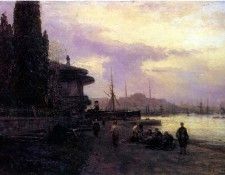 1850 Enbankment of Constantinople. ��������� ������� (1824-1896)