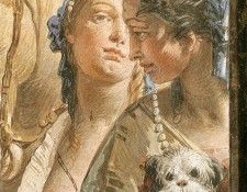 Tiepolo Palazzo Labia The Banquet of Cleopatra detail6. ,  