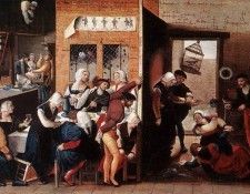 HEMESSEN Jan Sanders van Merry Company. Hemessen,   