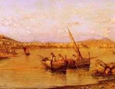 Carelli Giuseppe The Bay Of Naples. Carelli, 