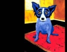 blue dog csg001. Rodrique, Джордж