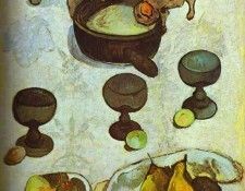 Gauguin - Still Life With Three Puppies. , 