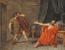Drouais Jean Germain Etude a Marius Prisonnier a Minternes. Drouais  