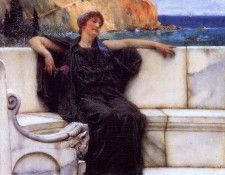 Alma Tadema Resting. - 