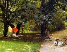 Makovshy Konstantin In a park Sun. ���������, ���������� ��������