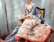 Stewart Julius LeBlanc Portrait Of Laure Hayman. ������, ������� ������